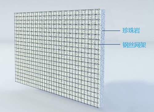 钢结构 钢丝网架珍珠岩复合保温外墙板