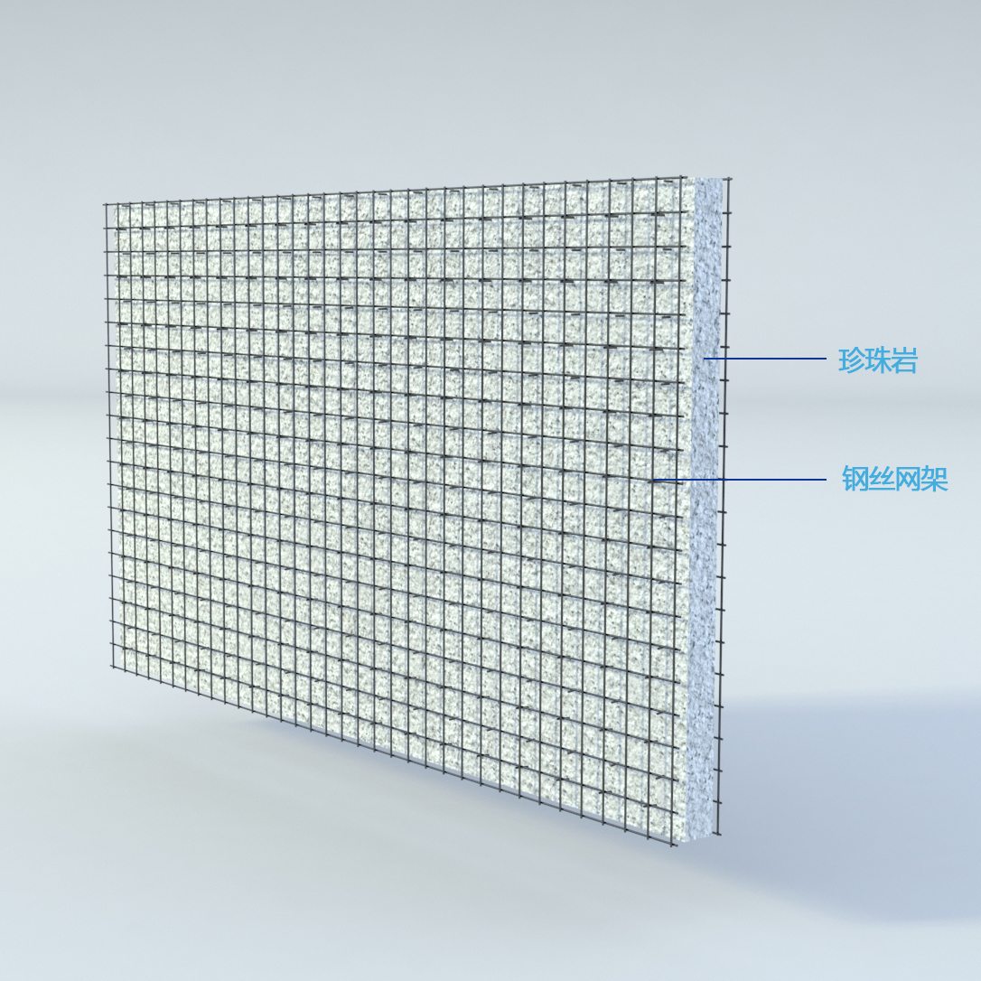 钢丝网架珍珠岩隔墙板